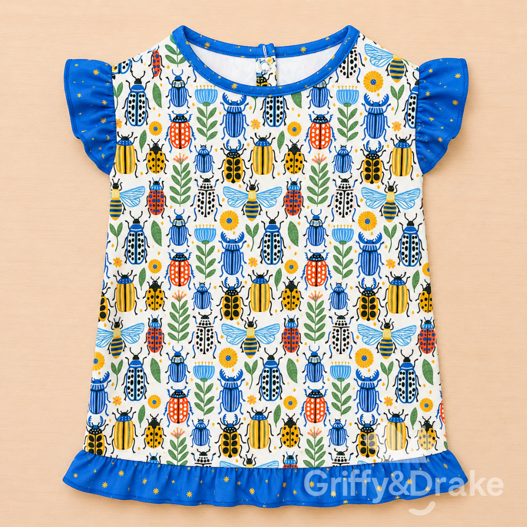 Buggin' Around Ruffle Shirt