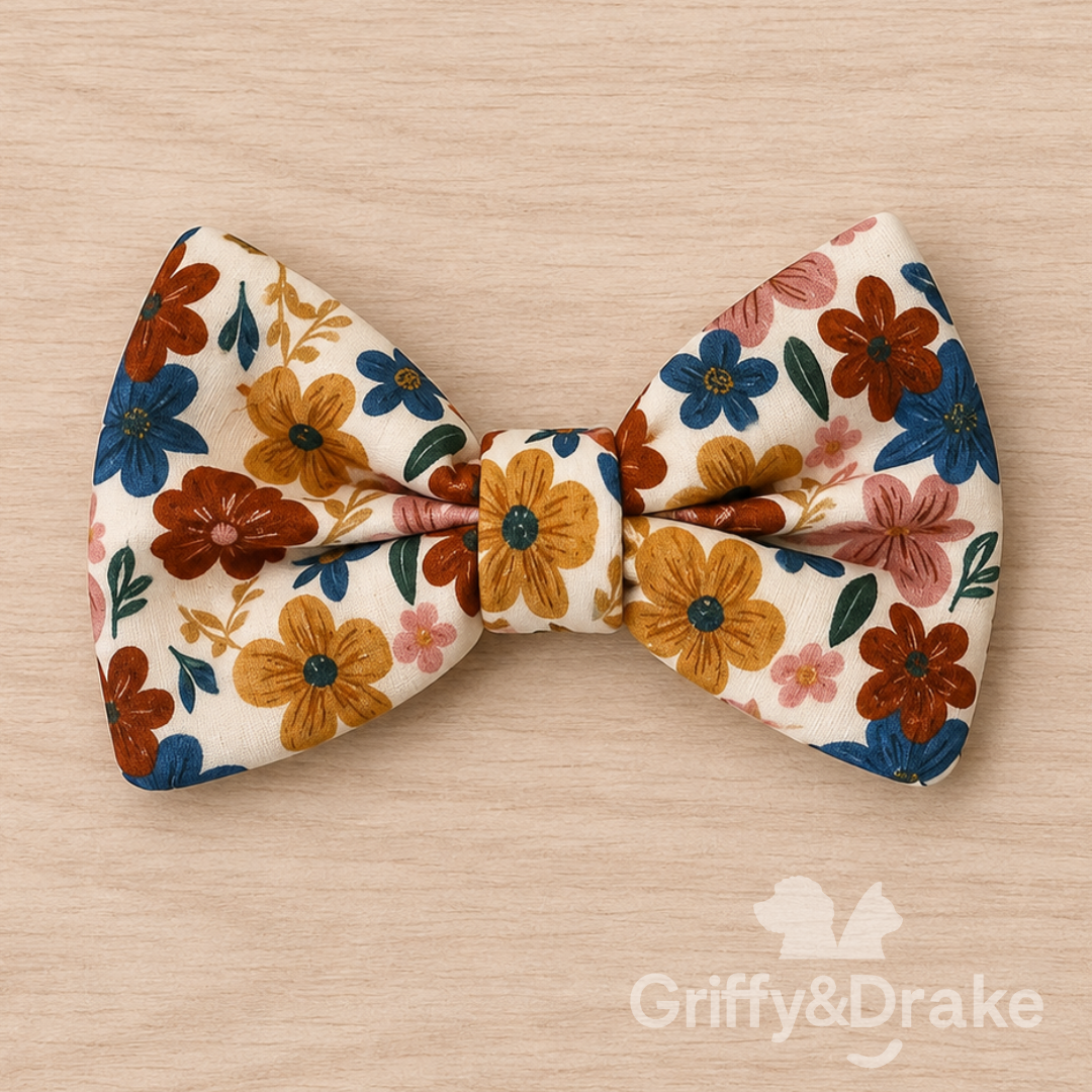 Fall Blooms Bow Tie