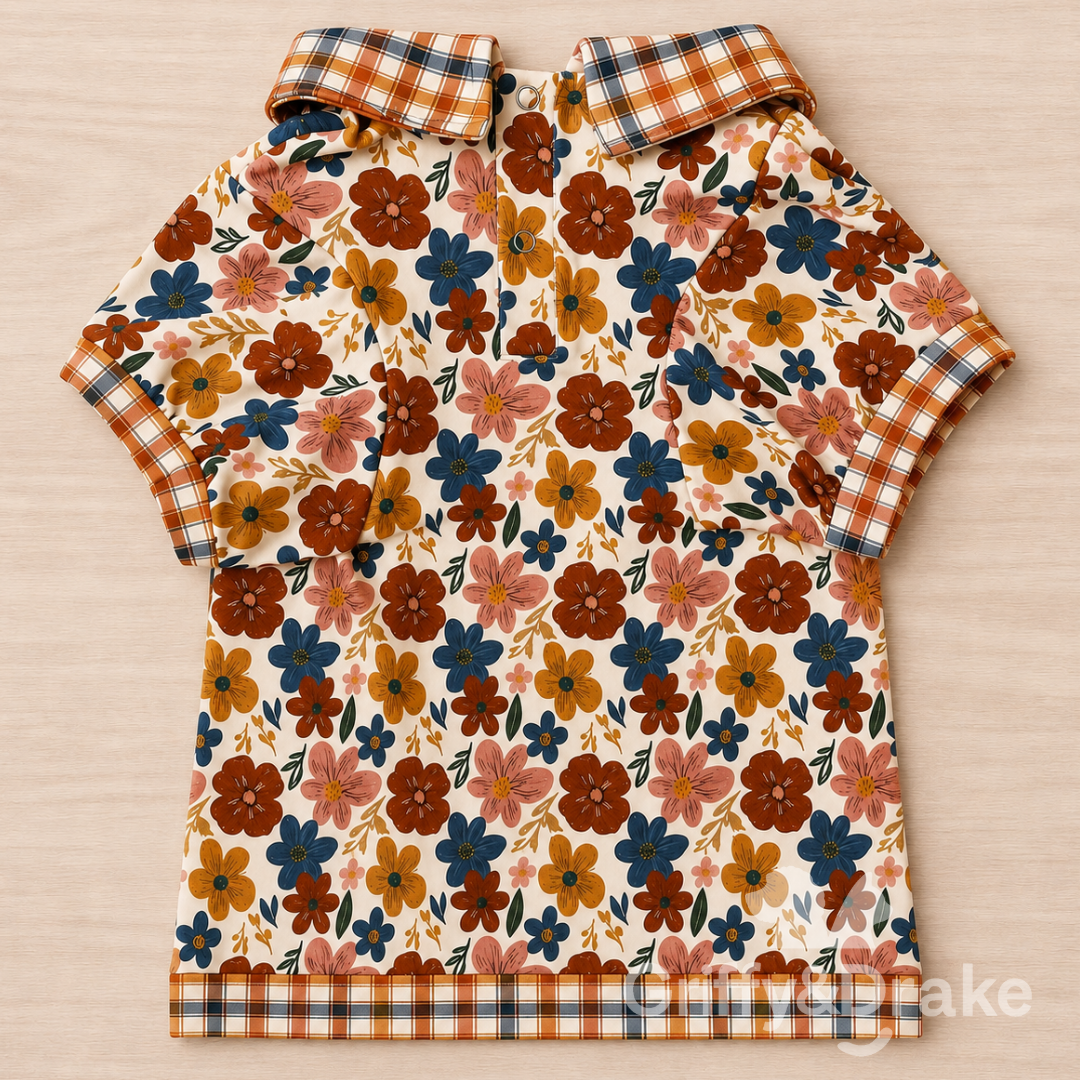 Fall Blooms Collar Shirt