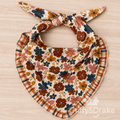 Fall Blooms Ruffle Bandana