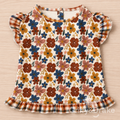 Fall Blooms Ruffle Shirt