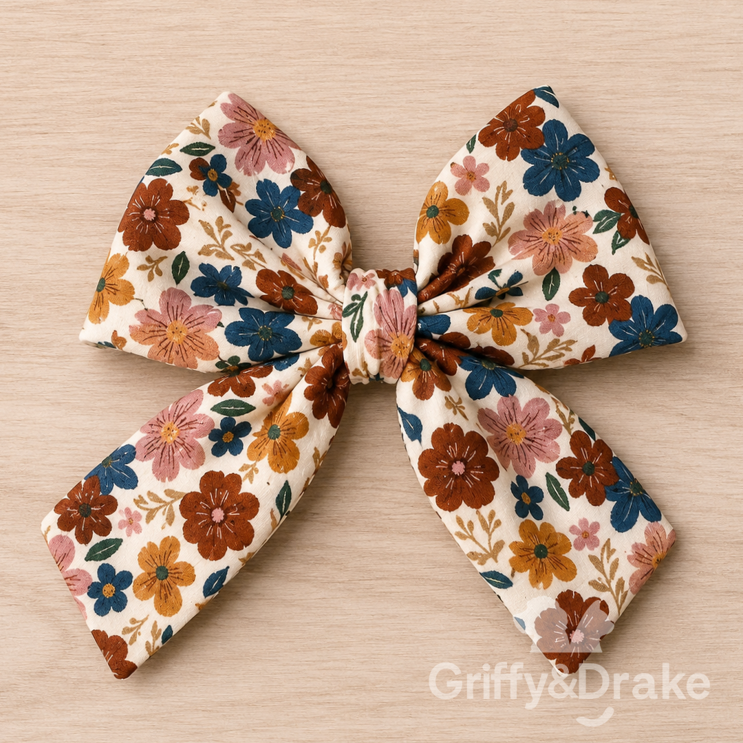 Fall Blooms Sailor Bow
