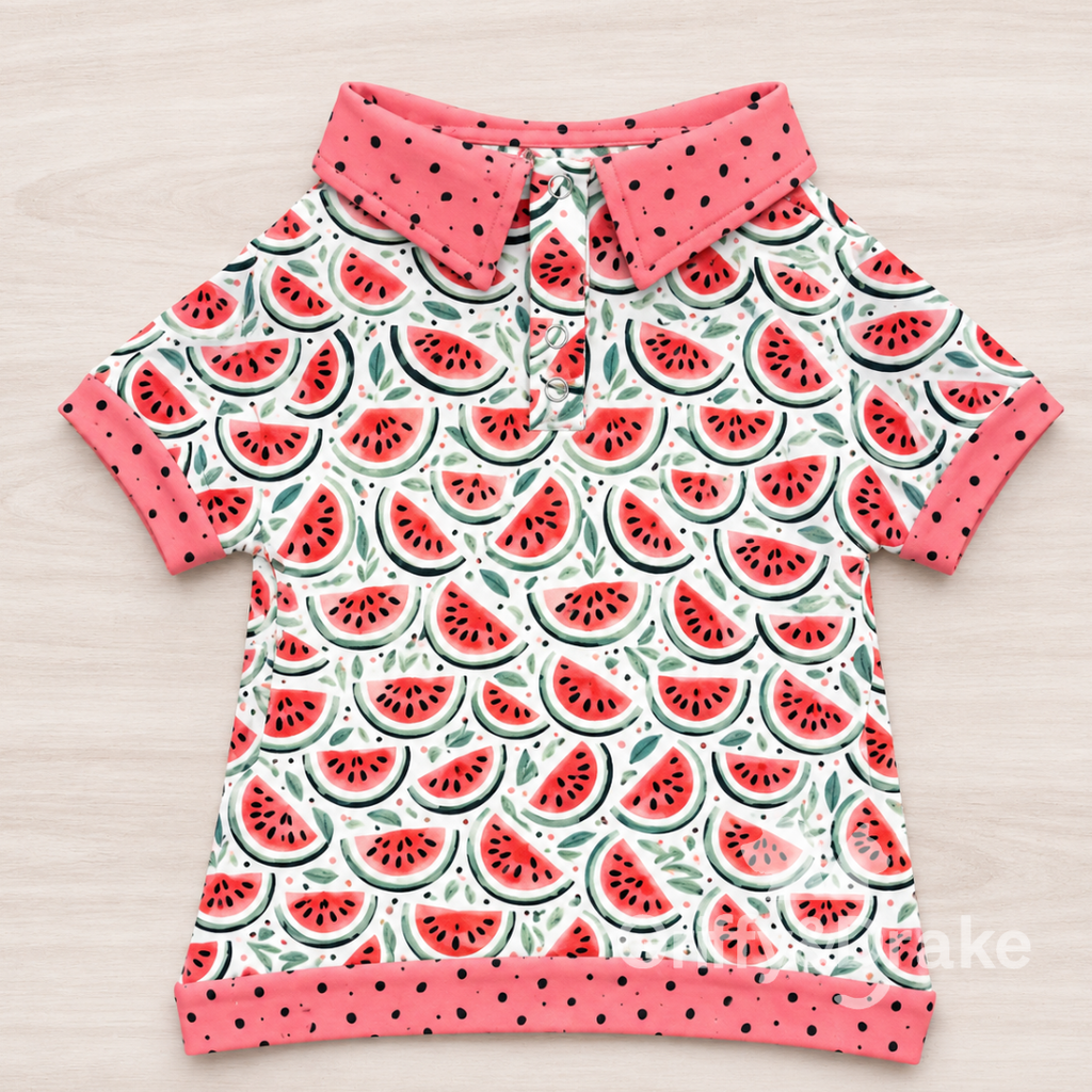 One in a Melon Collar Shirt