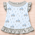 Preorder: Paws & Plows Ruffle Shirt